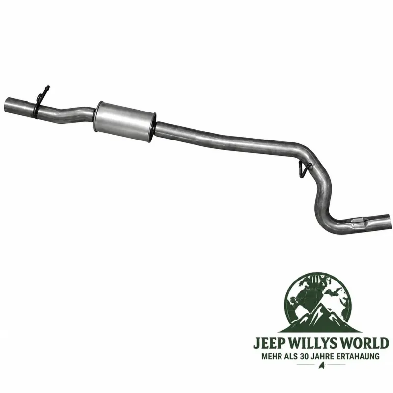 Schalldämpfer Mittelrohr für 3,8L Motor. Jeep Wrangler Unlimited JK 4-türer (12-18)