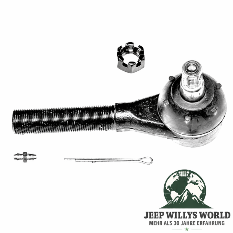 Tie Rod End Right Lower Jeep Wrangler + Cherokee 84-90