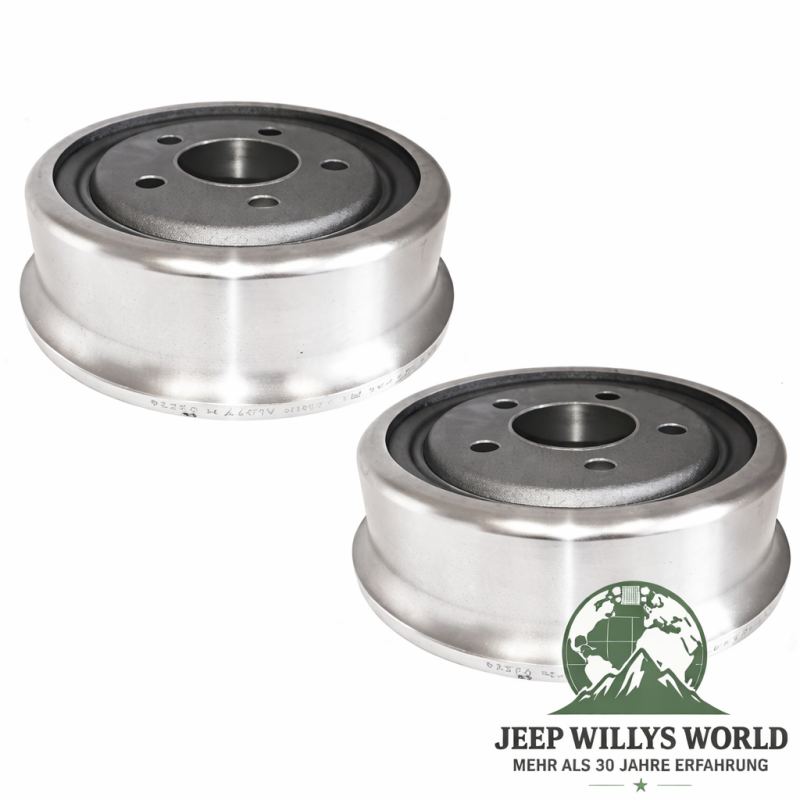 Bremstrommel + Bremsbacken Satz hinten Raybestos Jeep Wrangler + Cherokee 90-06