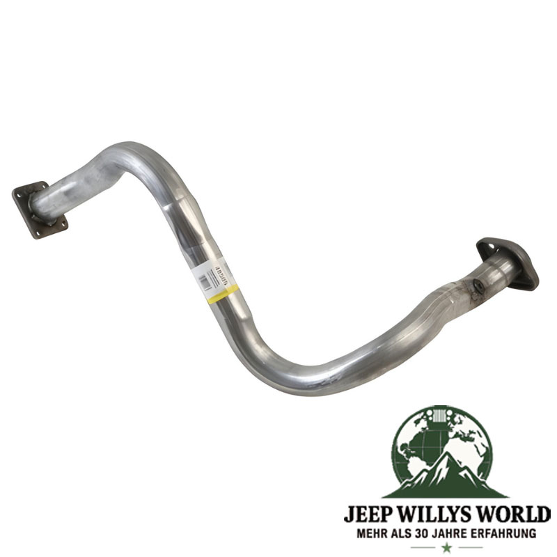Aluminisiertes Hosenrohr, Flammrohr für 2,5L Motor Auspuffanlage. Jeep Wrangler YJ (1987-1992).