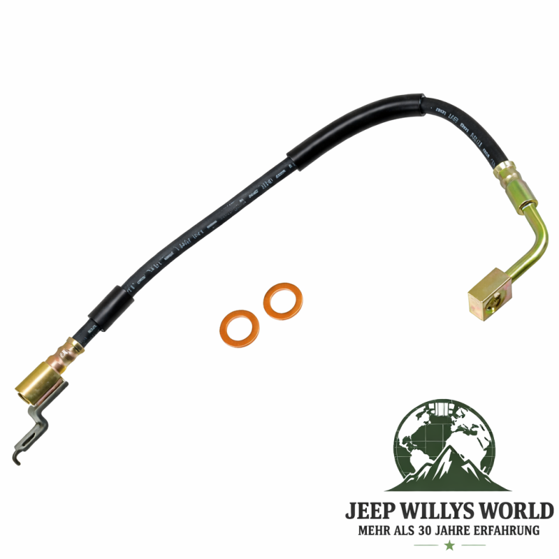 Brake Hose Front Right Jeep Cherokee 84-89