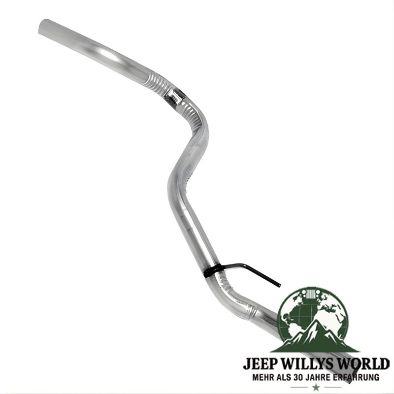 Exhaust Tailpipe (aluminized) with 2,25" (57,15 mm) for 4.0L and 5.2L gasoline engine. Jeep Grand Cherokee ZJ / ZG (1992-1995).