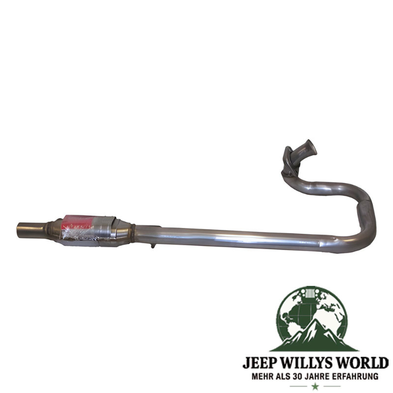 Hosenrohr, Flammrohr mit Katalysator für 4,0L Motor. Jeep Wrangler TJ (1996-23.01.2000).