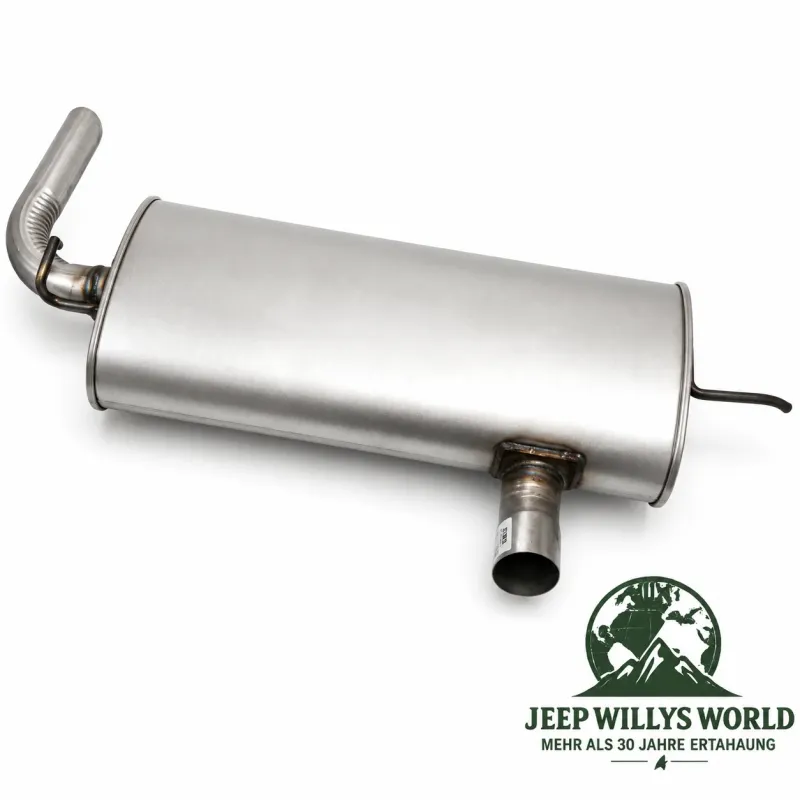 Walker Endschalldämpfer für 2,8L CRD + 3,8L Motor. Jeep Wrangler JK (07-18)