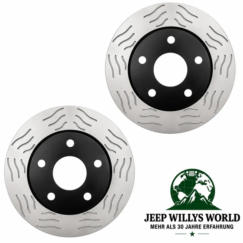 Raybestos Performance Bremsscheibe Paar vorne Ø 302mm Jeep Wrangler JK (07-18)