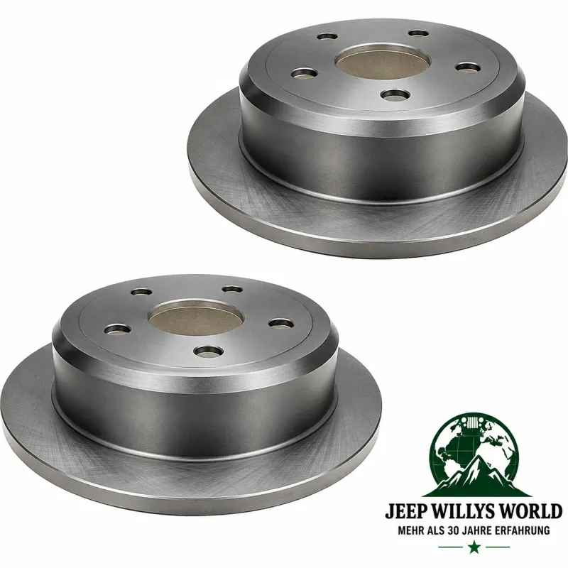 Raybestos R-Line Brake Rotor pair Rear Jeep Wrangler JK (07-18)