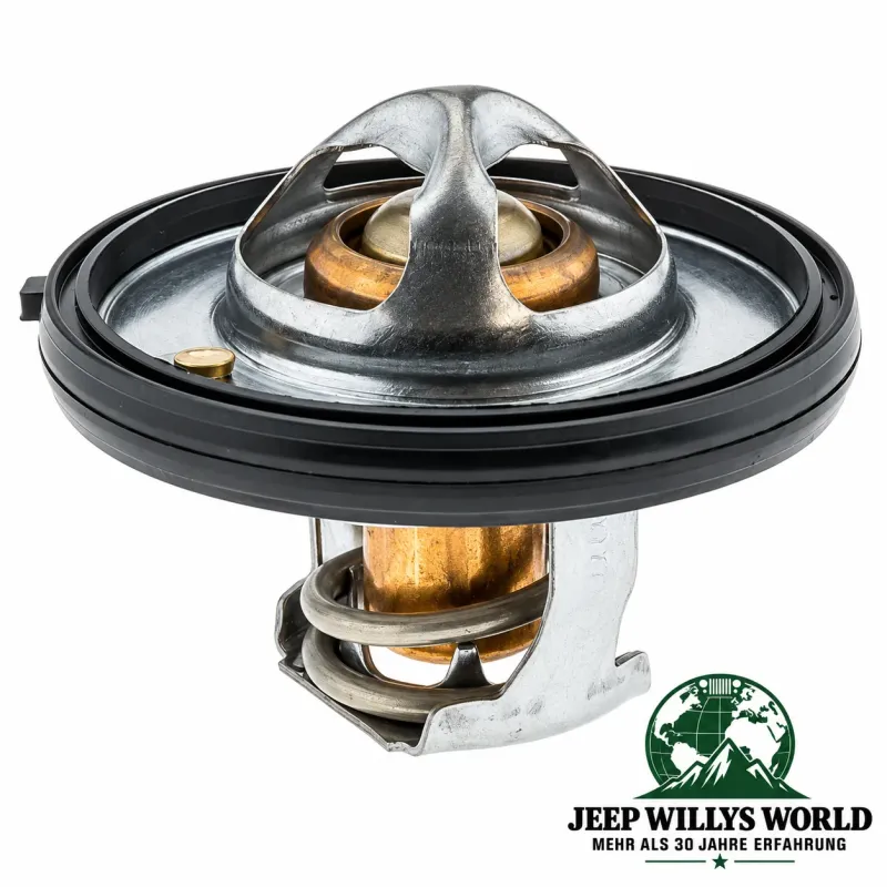 Gates Kühlwasser Thermostat 91° mit Dichtung Jeep Cherokee, Grand Cherokee, Commander 3,7L + 4,7L (99-10)