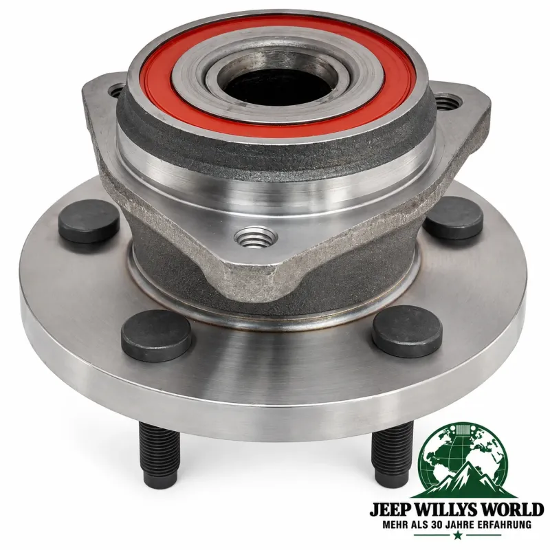 Crown Radnabe komplett inkl. Radlager Dana 30 Vorderachse rechts / links. Jeep Grand Cherokee WJ WG (99-04)