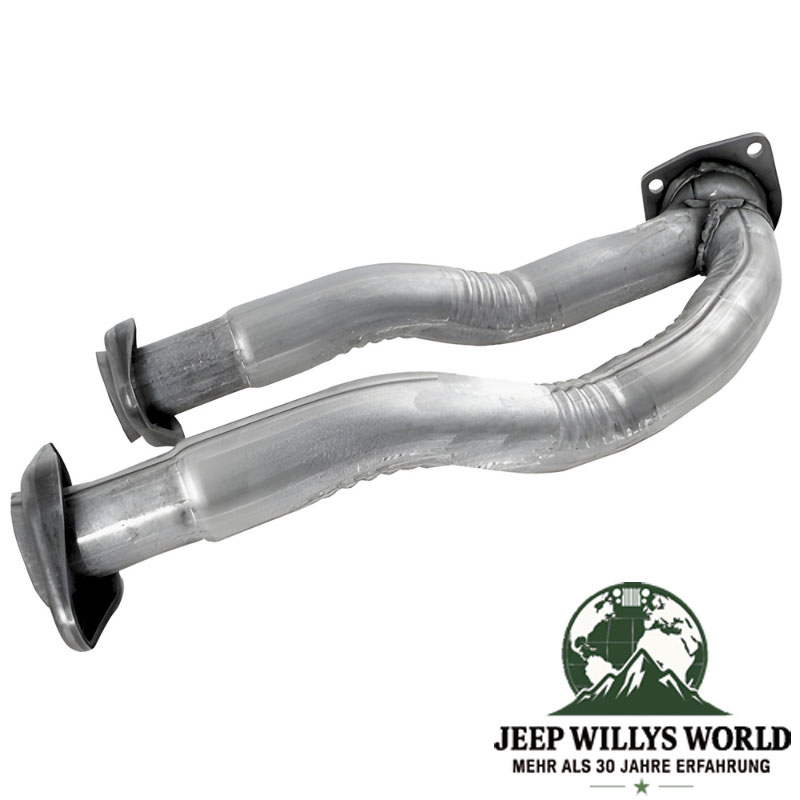 Y-Flammrohr, Doppel-Hosenrohr für 4,0L 6. Zylinder Benzinmotor. Jeep Cherokee XJ (2000).