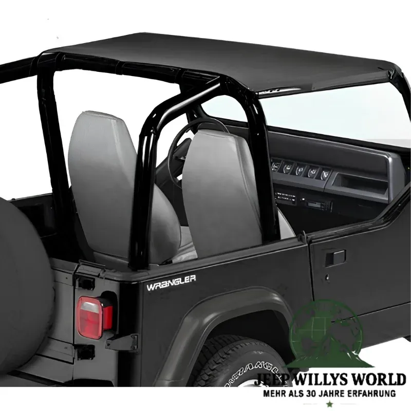 Bestop Strapless Bikini Top Vinyl Black Denim Jeep Wrangler YJ (1992-1995)