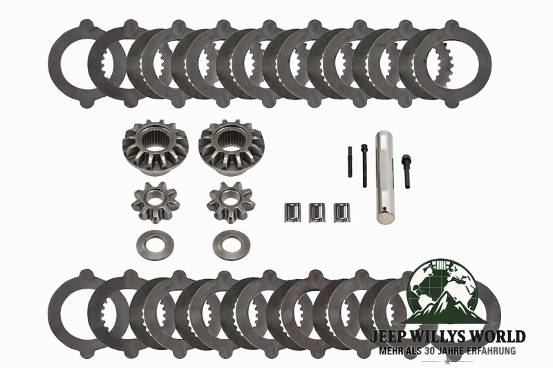 Differential Spider Gear Set Rear Dana 35 Trac-Lok with Shims Jeep Wrangler + Cherokee + Grand Cherokee 84-06