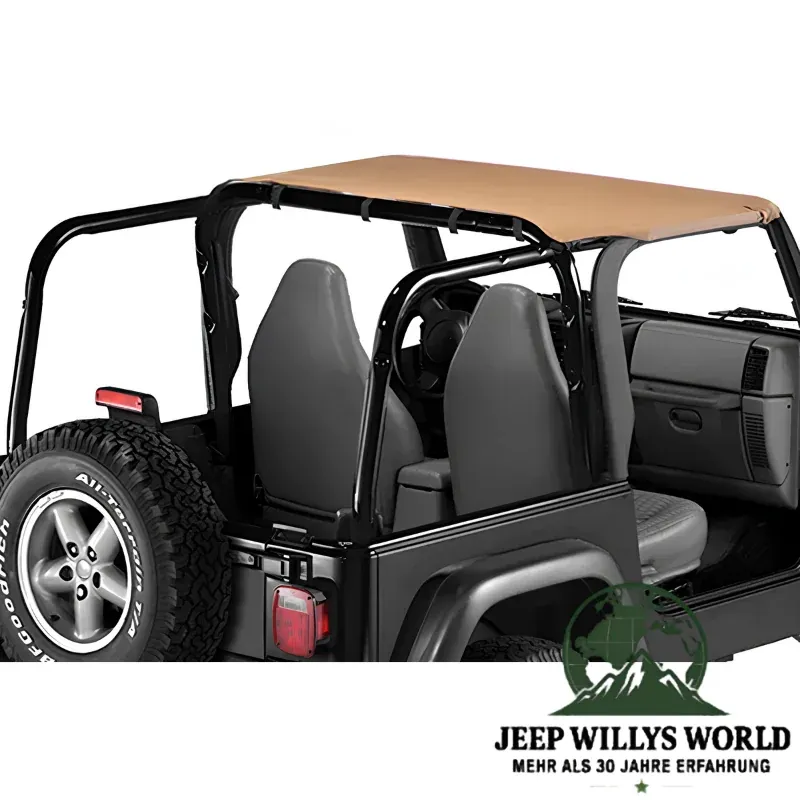 Bestop Strapless Header Bikini Top Vinyl Spice Denim Jeep Wrangler TJ (1996-2002)