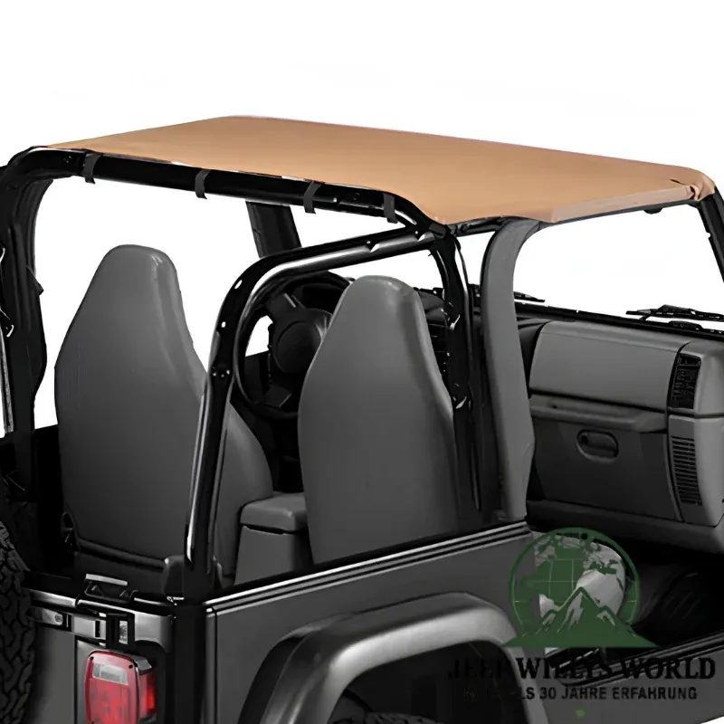Bestop Strapless Header Bikini Top Vinyl Spice Denim Jeep Wrangler TJ (1996-2002)