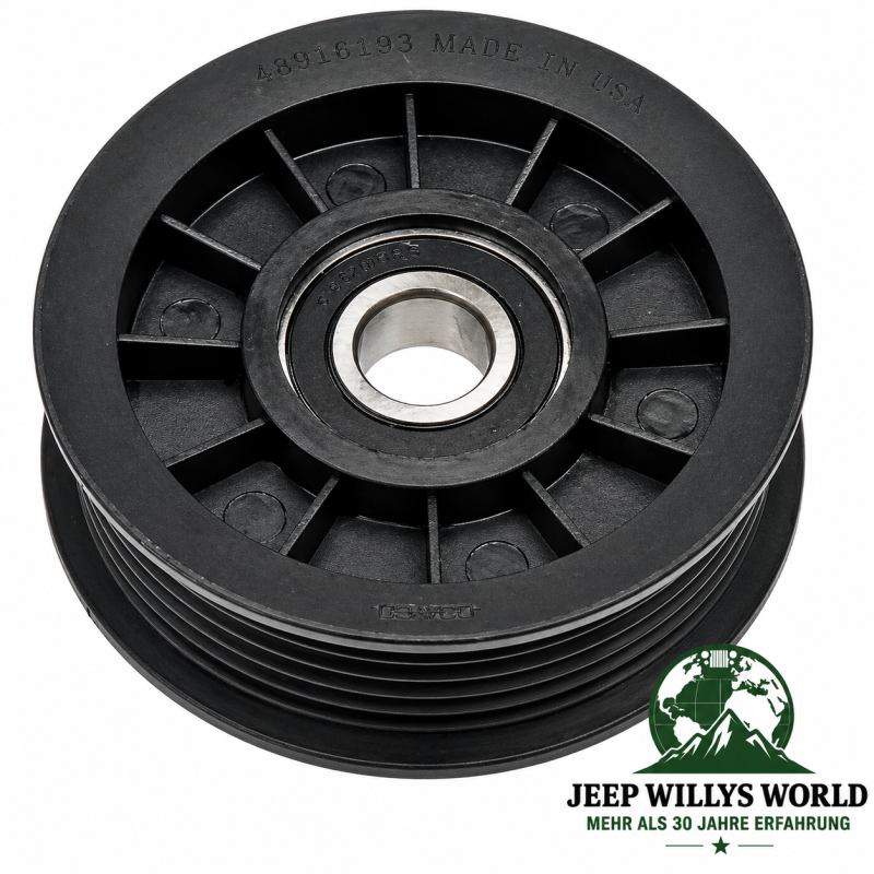 Umlenkrolle Jeep Wrangler + Cherokee 2,5 + 4,0 L 87-01