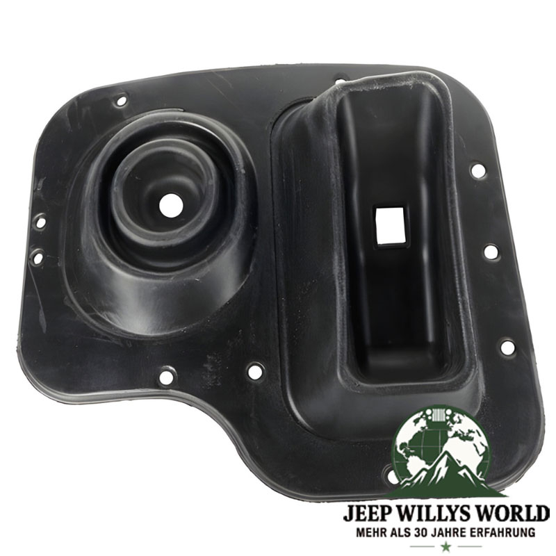 Doppel Schaltmanschette (innen) BA10/5 AX4 AX5 AX15 Schaltgetriebe Jeep Wrangler YJ (87-95), von oben abgebildet.