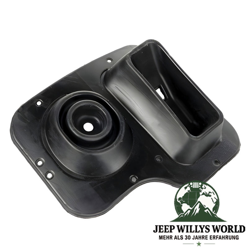 Doppel Schaltmanschette (innen) BA10/5 AX4 AX5 AX15 Schaltgetriebe Jeep Wrangler YJ (87-95), seitlich abgebildet.
