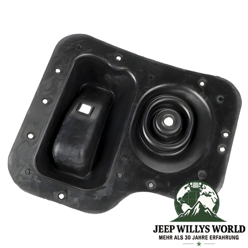 Doppel Schaltmanschette (innen) BA10/5 AX4 AX5 AX15 Schaltgetriebe Jeep Wrangler YJ (87-95), von unten Abgebildet.
