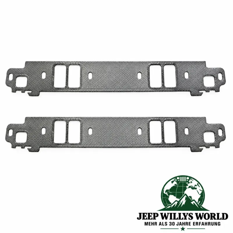 Crown Exhaust Manifold Gasket Pair Jeep Grand Cherokee ZJ ZG 5.2L + 5.9L 8 Cyl. (93-98)