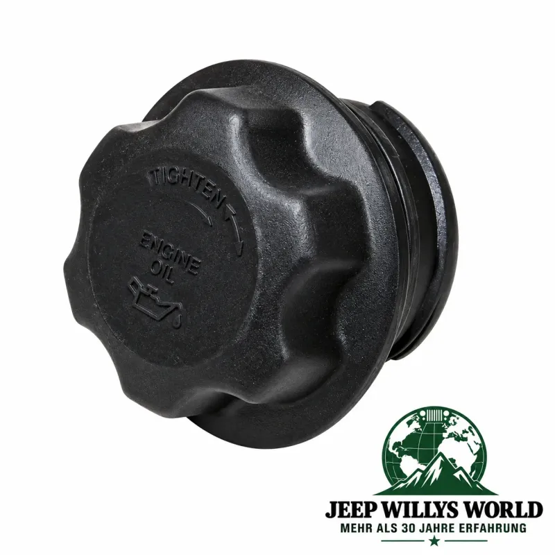 Crown Oil filler cap with screw thread Jeep Cherokee / Grand Cherokee  / Commander mit 3.7L + 4.7L (99-06)