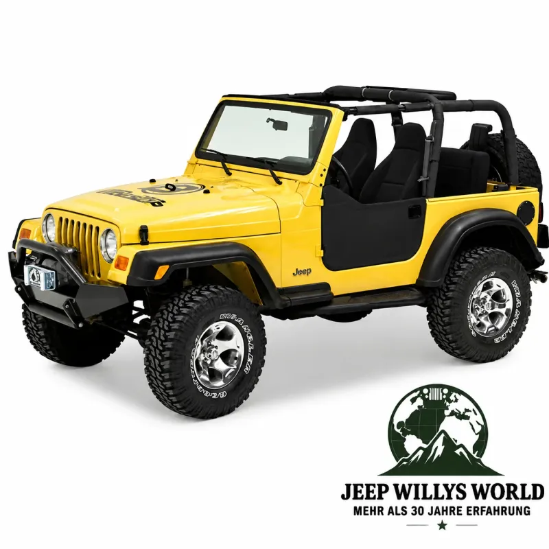Bestop Lower Half Fabric Soft Doors Bestop Black Diamond Jeep Wrangler TJ (1996-2006)