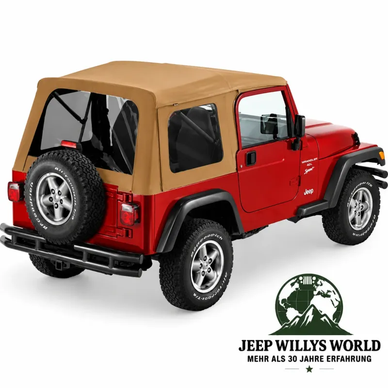 Bestop Supertop Softtop with tinted Windows Spice Denim Jeep Wrangler TJ (1996-2006)