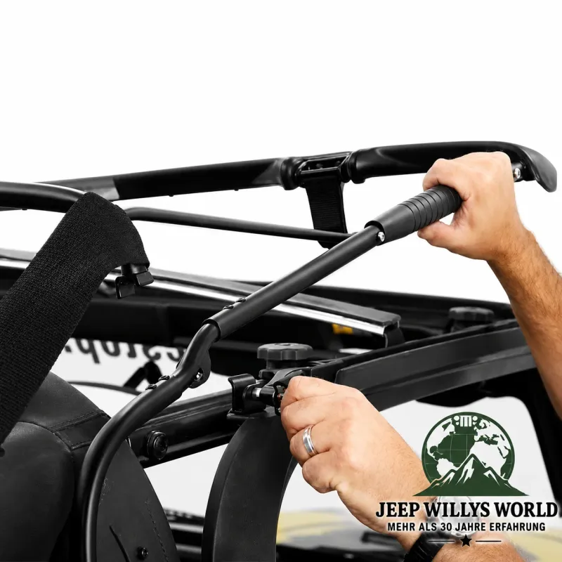 Bestop Supertop NX Folding Top Black Denim  with tinted windows Jeep Wrangler TJ (1996-2006)