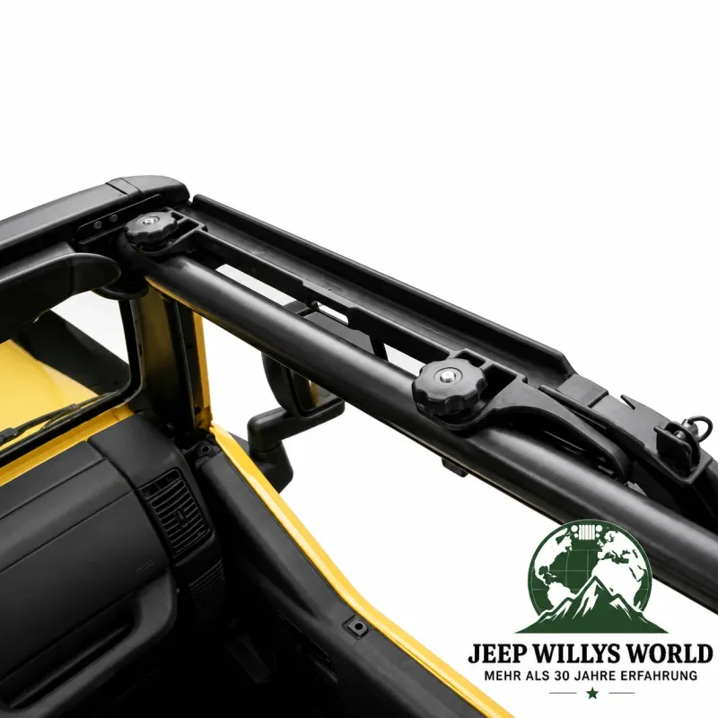 Bestop Supertop NX Folding Top Black Denim  with tinted windows Jeep Wrangler TJ (1996-2006)
