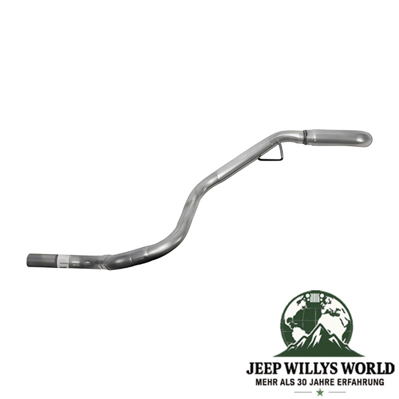 Exhaust Tailpipe (aluminized) with 2" (50,80 mm) Inlet for 4.0L and 5.2L gasoline engine. Jeep Grand Cherokee ZJ / ZG (1996-1998).