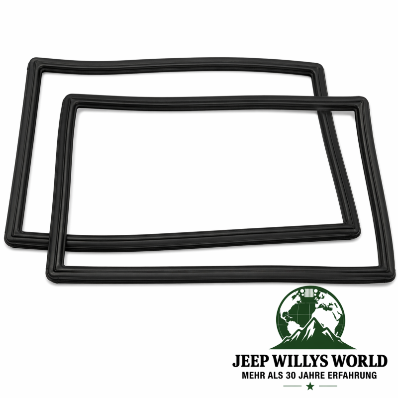 Quarter Window Seal Pair Rear 4-Doors Jeep Cherokee 84-96
