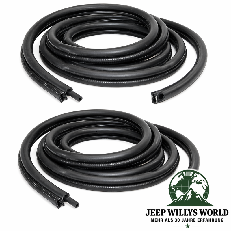 Door Seal Front / Rear 4-Doors Jeep Cherokee 84-96
