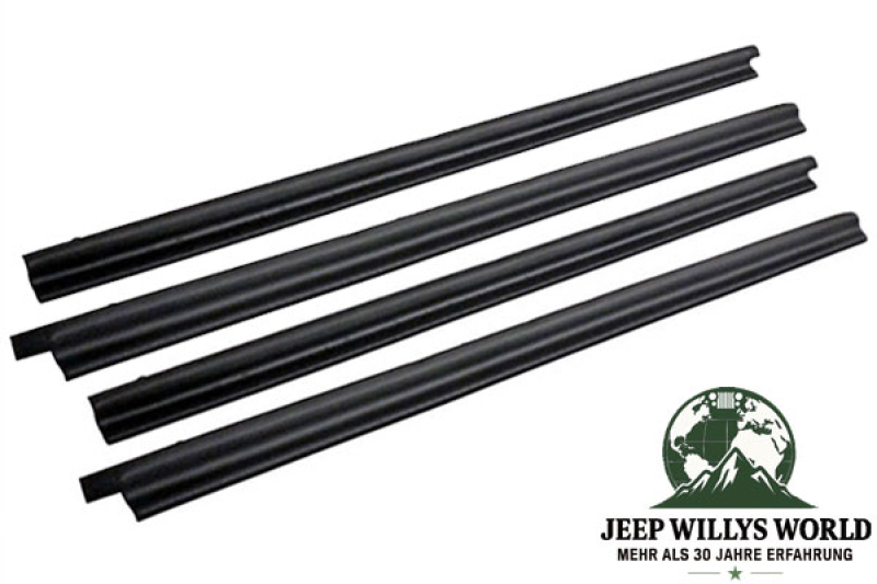 Türdichtung Abstreifer Set innen + außen Jeep CJ + Wrangler YJ 76-95