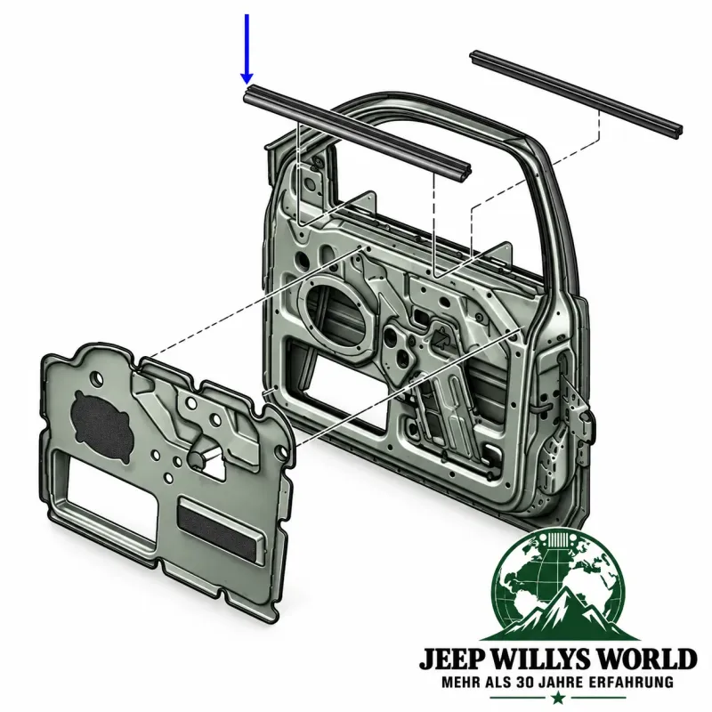 Abstreifer innen vorne rechts Jeep Grand Cherokee WJ WG 99-04