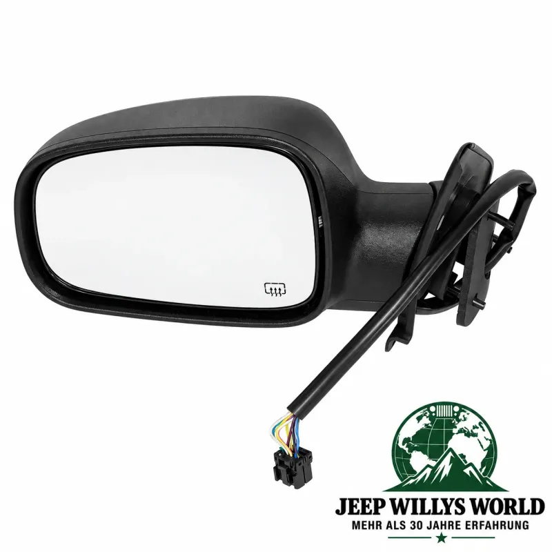 Crown Außenspiegel links elektrisch verstellbar & beheizbar mit Memory Jeep Grand Cherokee WJ WG (99-04), Spiegelseite.