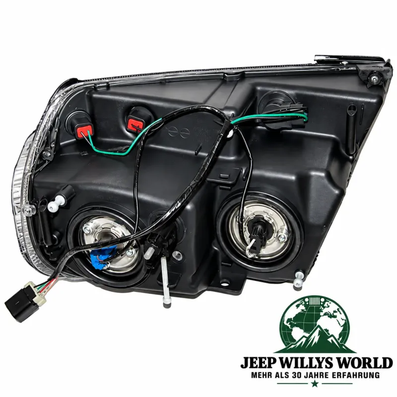 Crown Headlight right without headlight leveling, Limited Model, Canada / US, Jeep Grand Cherokee (99-04)
