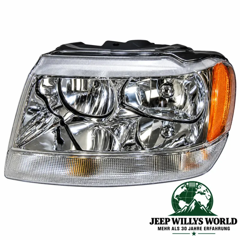 Crown Scheinwerfer Hauptscheinwerfer links ohne LWR, US / Kanada Modell, Limited, Jeep Grand Cherokee (99-04)