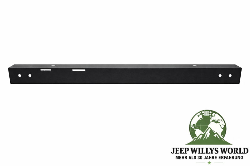 Bumper Front Black Jeep Wrangler 87-95