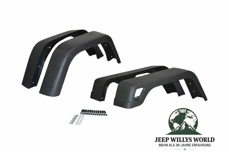 Kotflügelverbreiterung Serienverbreiterung 4-teilig Jeep Wrangler 96-06