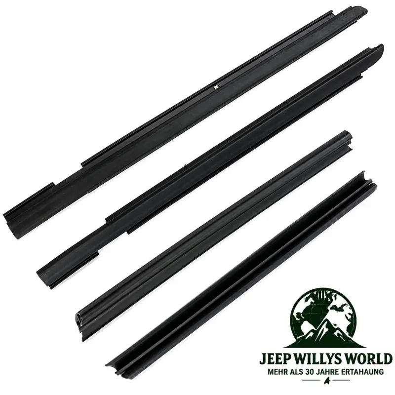 Fairchild Türdichtsatz Abstreifer Set hinten links + rechts. Jeep Wrangler JK (07-18)