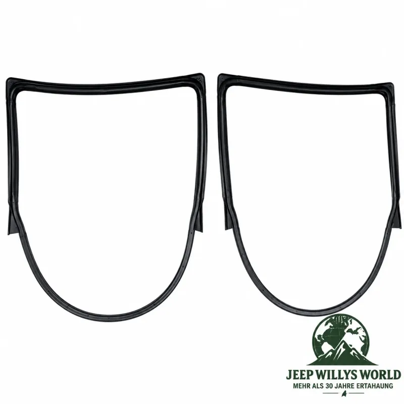 Fairchild Door Seal Weatherstripping Rear left + right full door Jeep Wrangler JK (07-18)