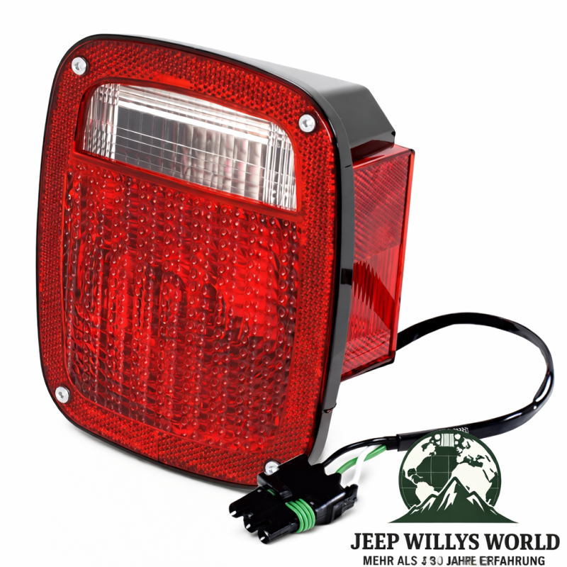 Tail Light US Style right Jeep Wrangler 87-90