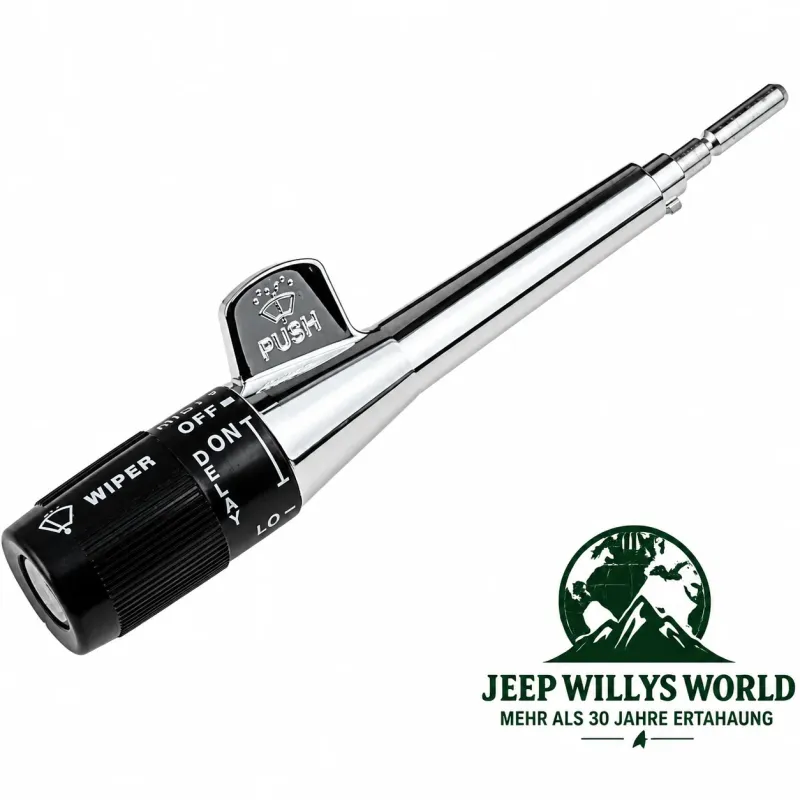 Blinkerhebel Blinker Multifunktionshebel Chrom Jeep Wrangler + Cherokee 84-95