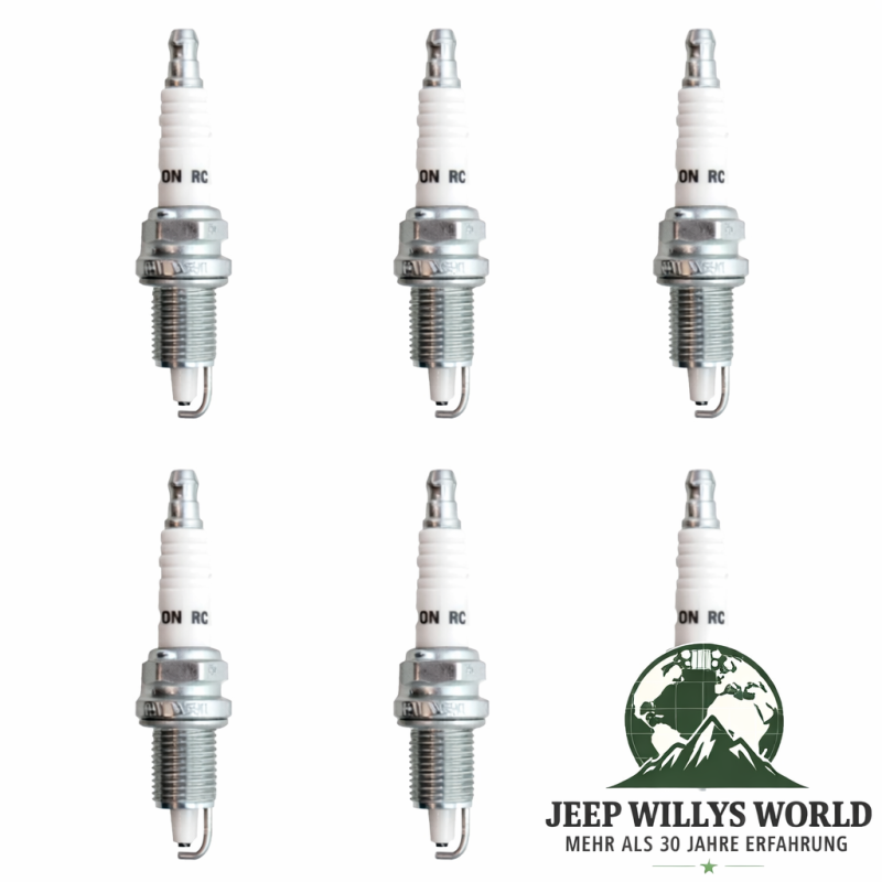 Zündkerzen Set 4,0 L Jeep Wrangler + Cherokee + Grand Cherokee 91-06