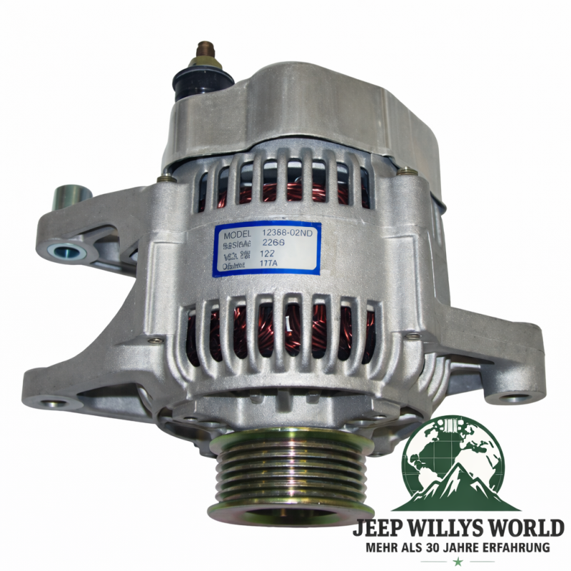 Alternator 117 Amp Jeep Wrangler + Cherokee 99-00