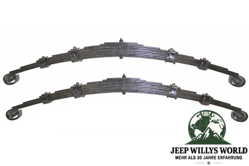 Blattfeder Blattfederpaket Paar vorne 10-Lagen Jeep CJ Willys Ford GPW 41-64