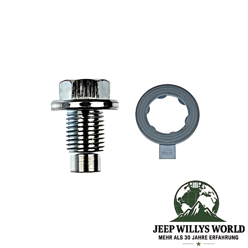 Dorman Engine Oil Pan Drain Plug M14 x 1,5mm Jeep Wrangler, Gladiator, Cherokee, Grand Cherokee, Compass, Patriot, Renegade (07-26)