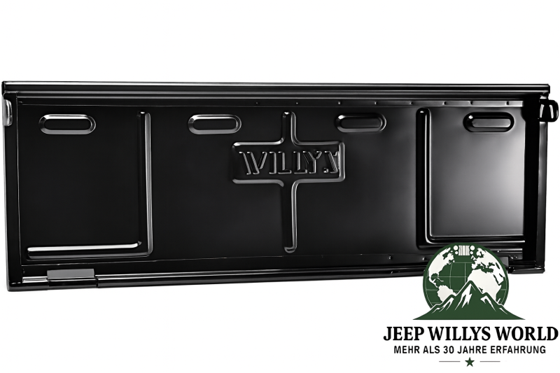 Tailgate with embossing Jeep Willys CJ2A 46-49