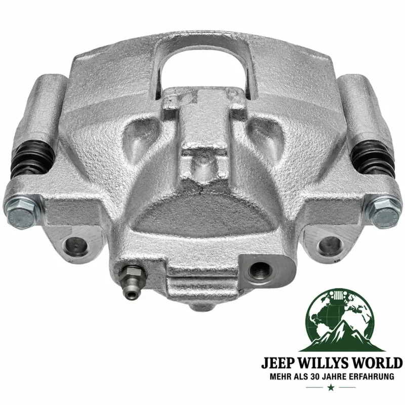 Raybestos R-Line Bremssattel vorne rechts mit Ø 302mm Bremsscheiben. Jeep Wrangler JK, Cherokee KK (07-18)