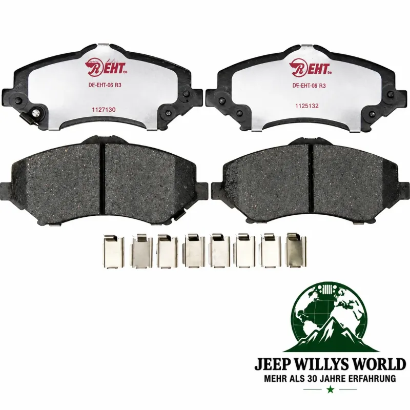 Raybestos Bremsklötze Bremsbeläge Satz vorne Element3. Jeep Wrangler JK, Cherokee KK, (2007-2018)