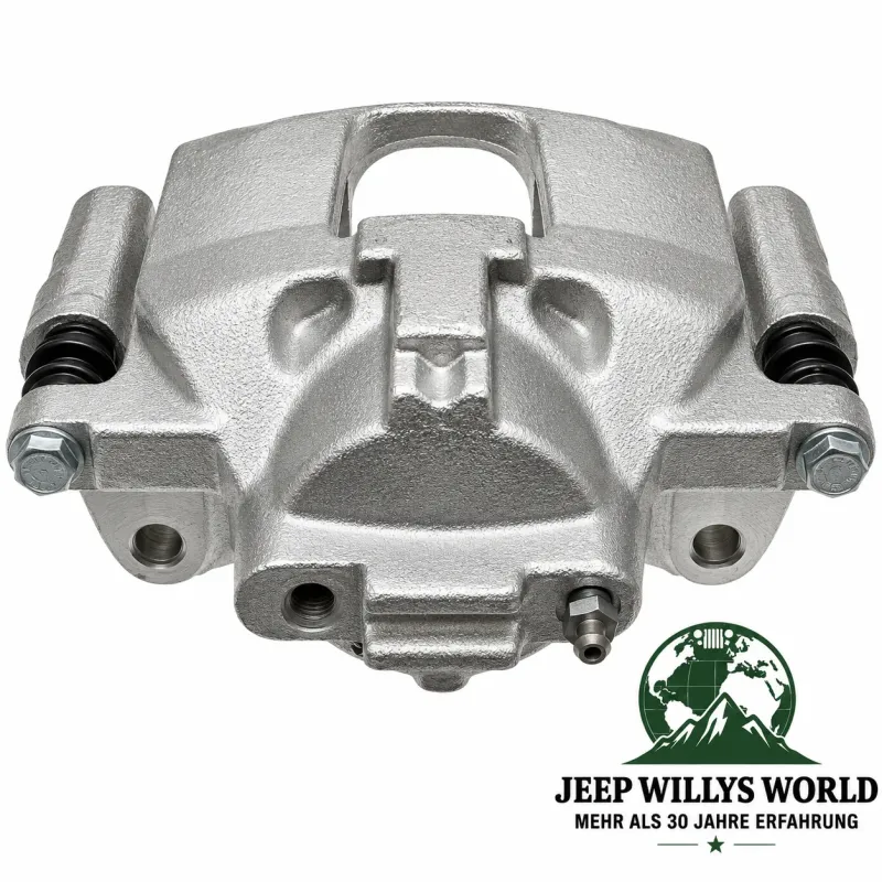 Raybestos R-Line Bremssattel vorne links mit Ø 302mm Bremsscheiben. Jeep Wrangler JK, Cherokee KK (07-18)