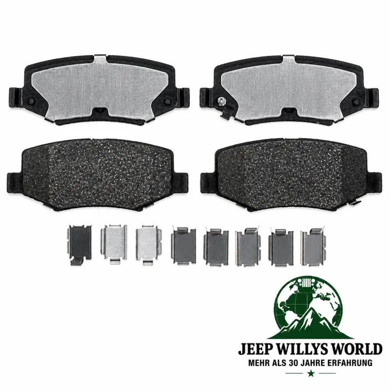 Raybestos Bremsklötze Bremsbeläge Satz hinten Element3. Jeep Wrangler JK, Cherokee KK, (2007-2018)